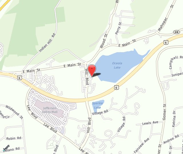 Location Map: 3680 Hill Boulevard Jefferson Valley, NY 10535
