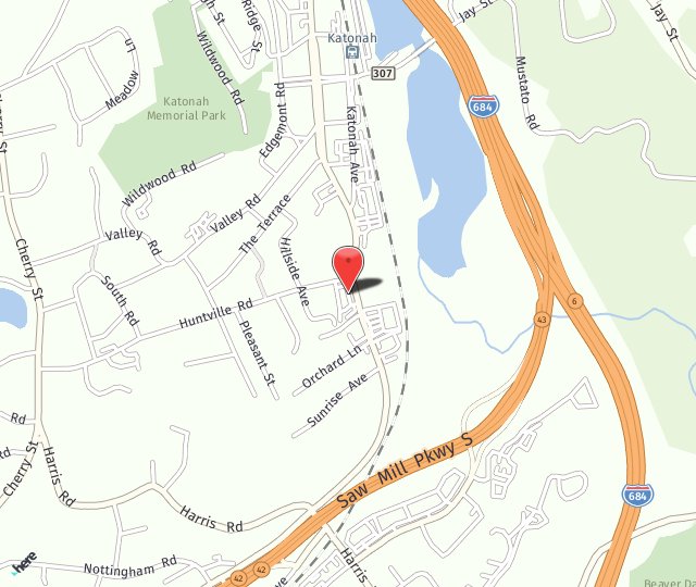 Location Map: 111 Bedford Road Katonah, NY 10536