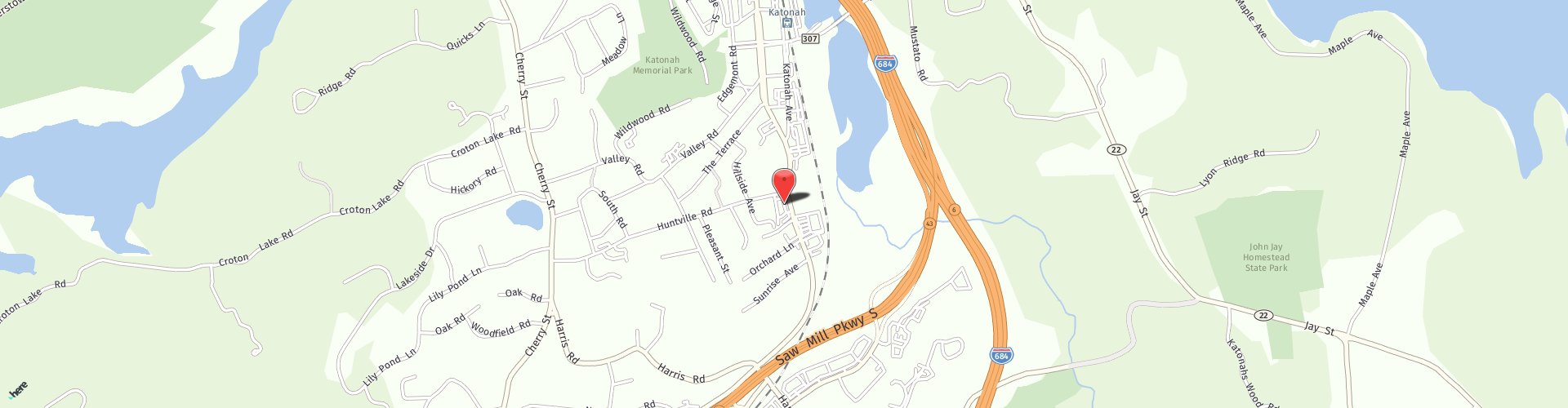 Location Map: 111 Bedford Road Katonah, NY 10536